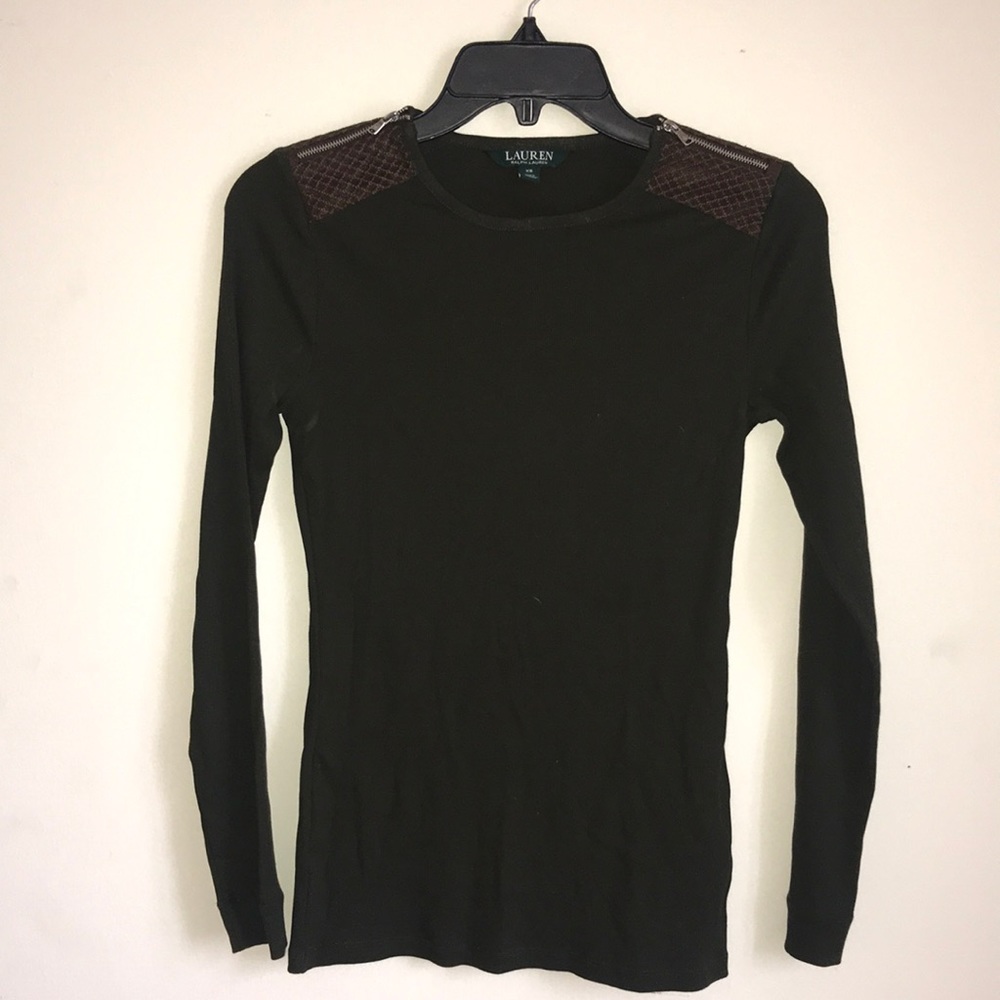 Ralph Lauren XS hunter green, long sleeve shirt